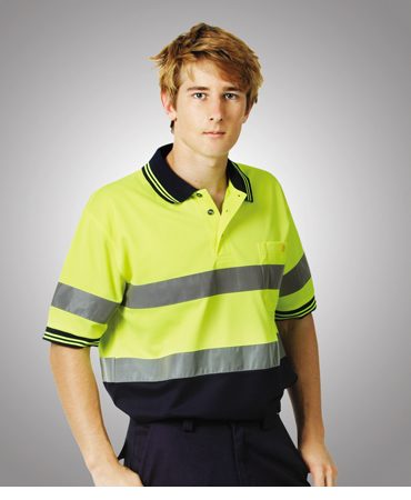 P92 Day/night Hi Vis Cooldry Polo Short Sleeve